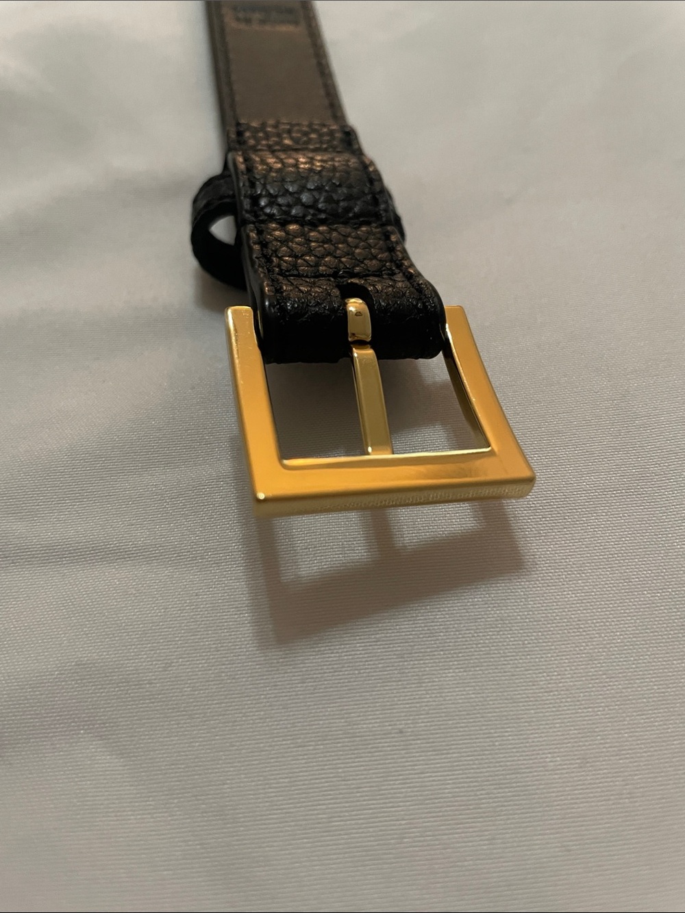 Lauren Ralph Lauren Women’s Pebbled Logo-Tipped Pebbled Leather Belt - Picture 10 of 17